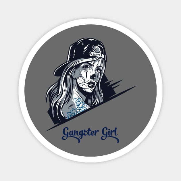 Gangster girl Magnet by This is store